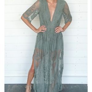 Sage Romper Maxi